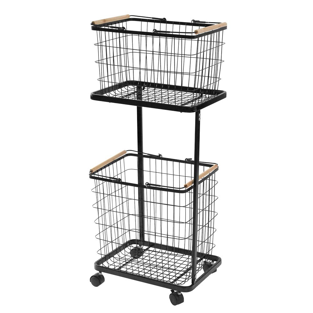 Farios Laundry Cart, Black