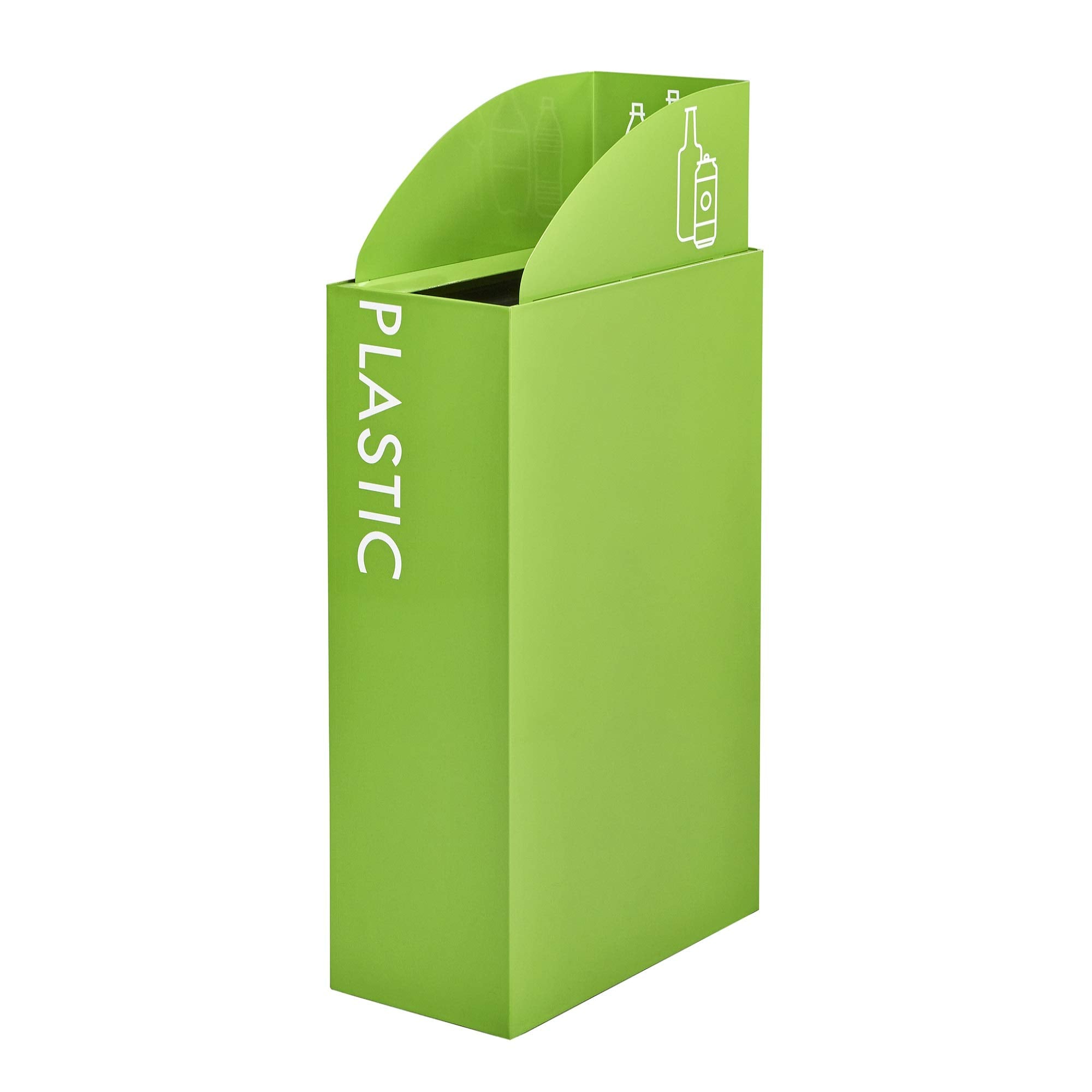 Safco Mixx Recycling Center, Rectangular Receptacle, 29 Gallon