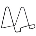 Tripar Decorative Twisted Wire Stand, Black Display (6 Inch Depth) Tabletop Easel Sleek & Modern Look - Perfect for Books, Plate