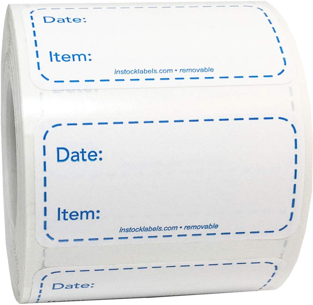 Removable Food Labels For Home Use And Canning 1 X 2 Inch 500 Total Adhesive Stickers On A Roll