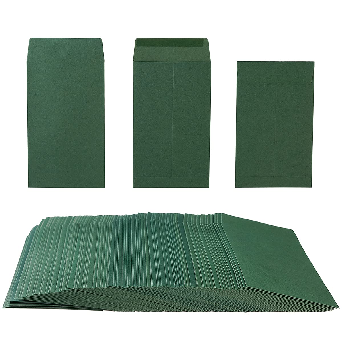200 Pack Small Coin Envelopes Kraft Paper Seed Envelopes Mini Parts Small Items Stamps Storage Packets Envelopes Self-Adhesive F