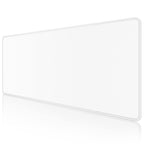 Dapesuom Large Gaming Mouse Pad, Extended Mousepad With Stitched Edges, Water Resist Keyboard Pad With Non-Slip Base, Big Xxl Mo