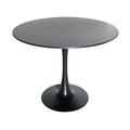 Round Dining Table with Wood Top