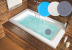 Bathtub Stopper Drain Cover 3 Pack, V-Top Silicone Tub Stopper Bathtub Drain, Bath Tub Plug Essentials Flat Suction For Kitchen