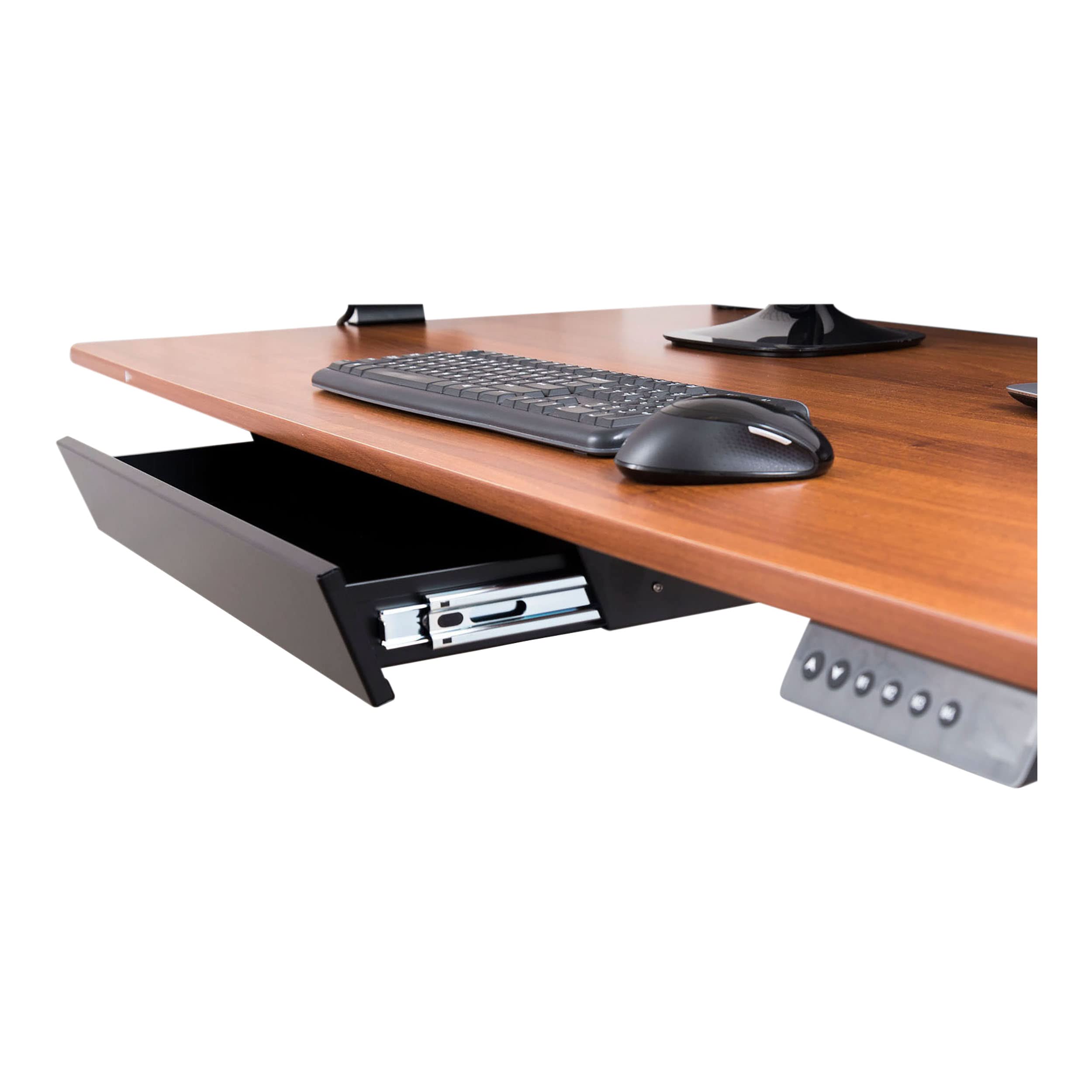 Stand Up Desk Store Add-On Office Sliding Under-Desk Drawer Storage Organizer For Standing Desks | Requires 14' Of Front To Bac
