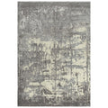 Rizzy Home Alora Decor Radiant 5' X 8' Abstract Gray/Ivory/Gray Hybrid Area Rug