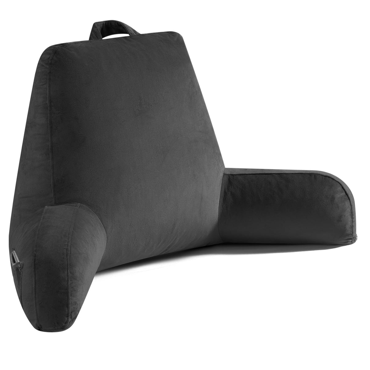 Oaisz Reading Pillow For Sitting In Bed Adult, Reading Pillow With Shredded Memory Foam, Back Pillow For Bed Sitting Up With Ext