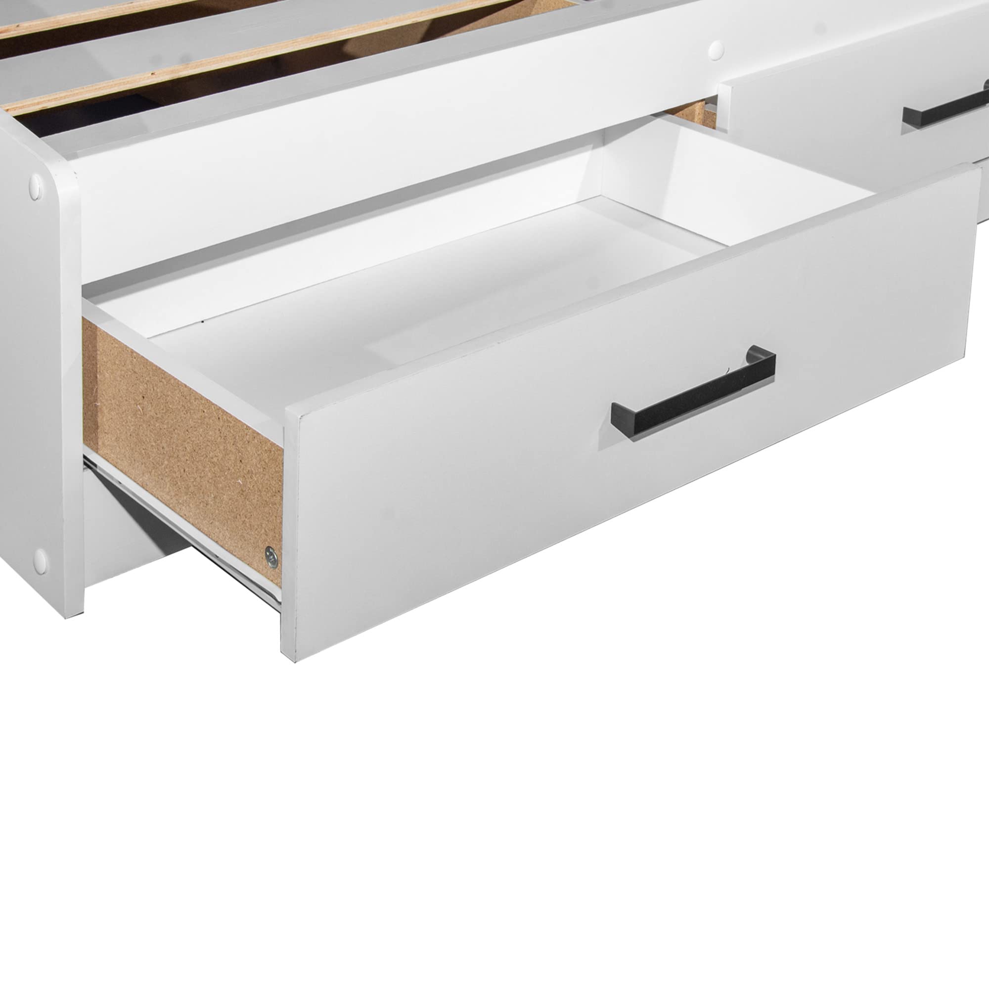 California Wooden Full Captains Bed - Thumbnail 3