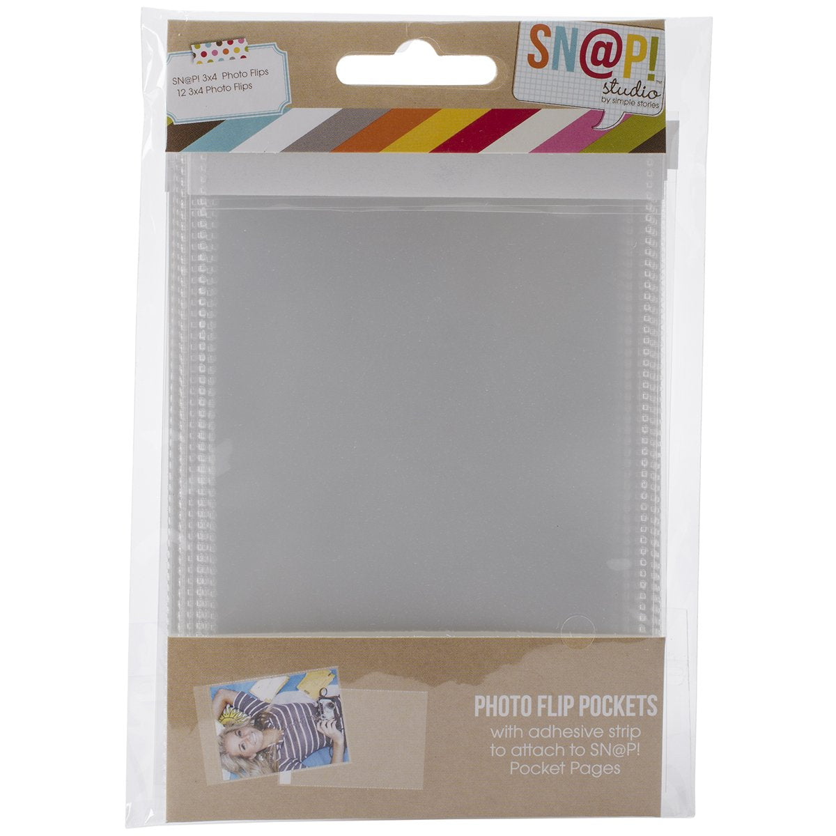 Simple Stories Snap Photo Flips For 6 X 8-Inch Binders, 0.53 X 9.52 X 14.6 Cm, Multi-Colour