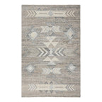 Kosas Home Alpena 108 x 144 Transitional Polyester Fabric Area Rug in Gray