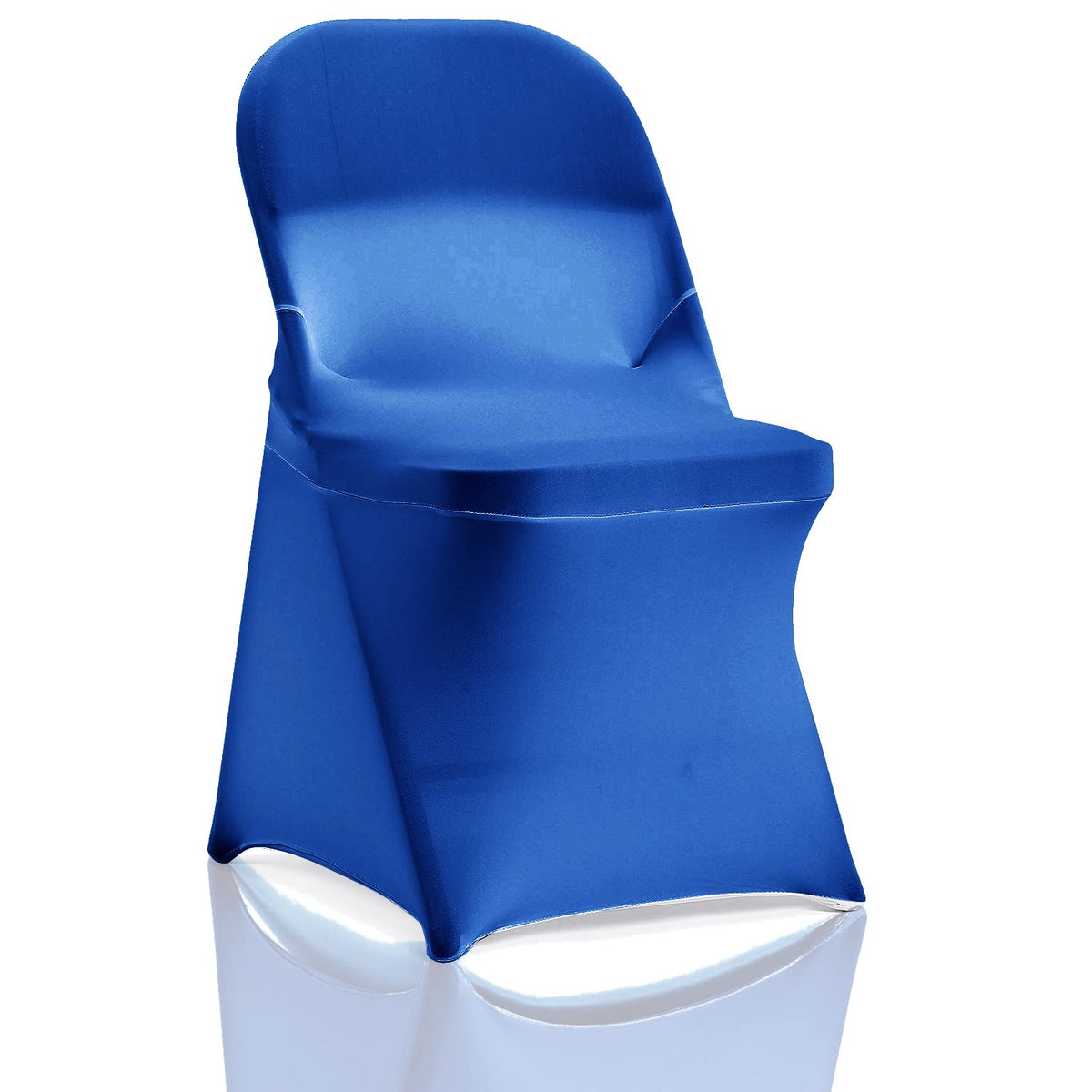 Bricia 20 Pcs Royal Blue Stretch Spandex Folding Chair Slipcovers, Dining Room Chair Covers Stretch Chair Slipcovers Protector F