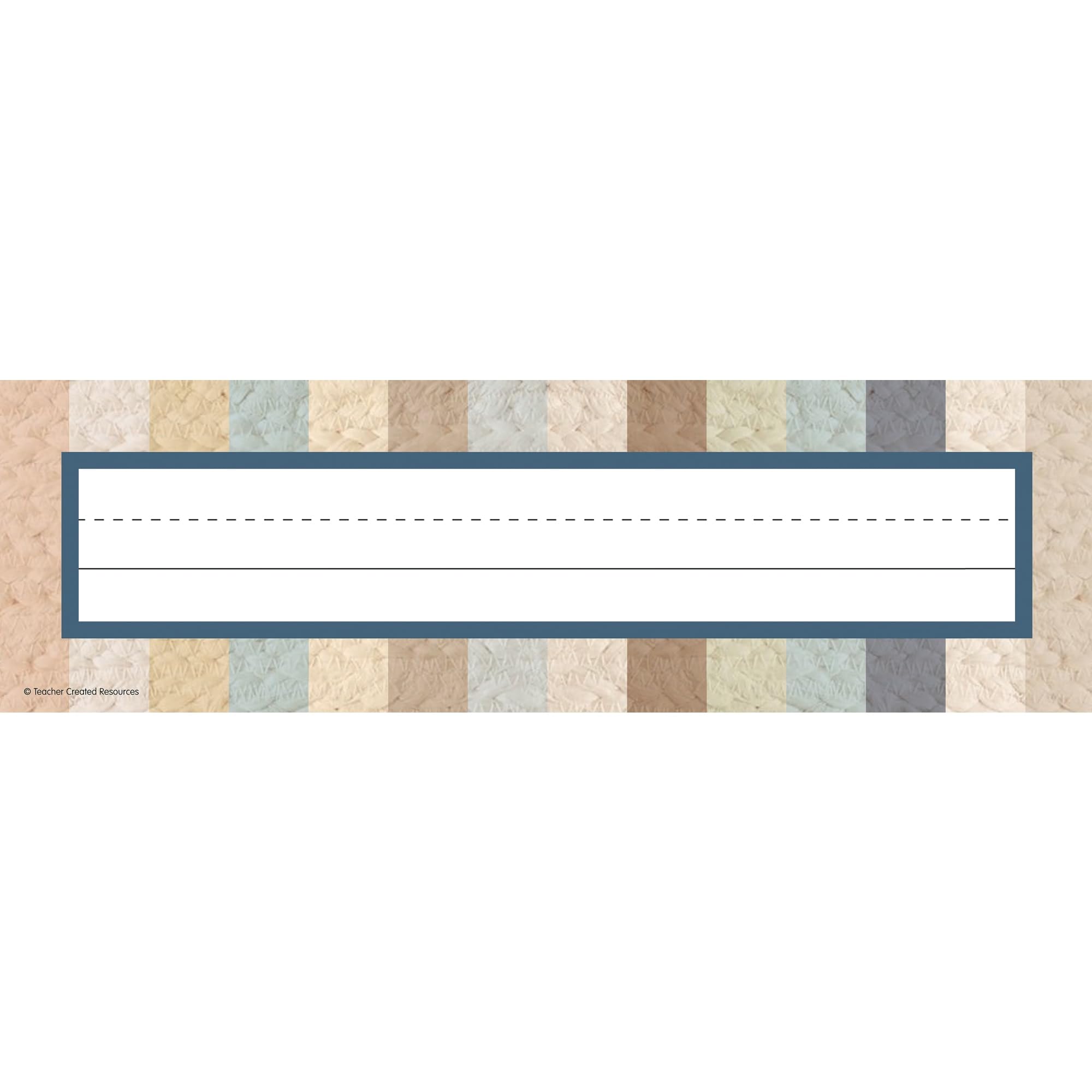 Teacher Created Resources Flat Name Plates, 3-1/2' X 11-1/2', Everyone Is Welcome, Pack Of 36 Name Plates