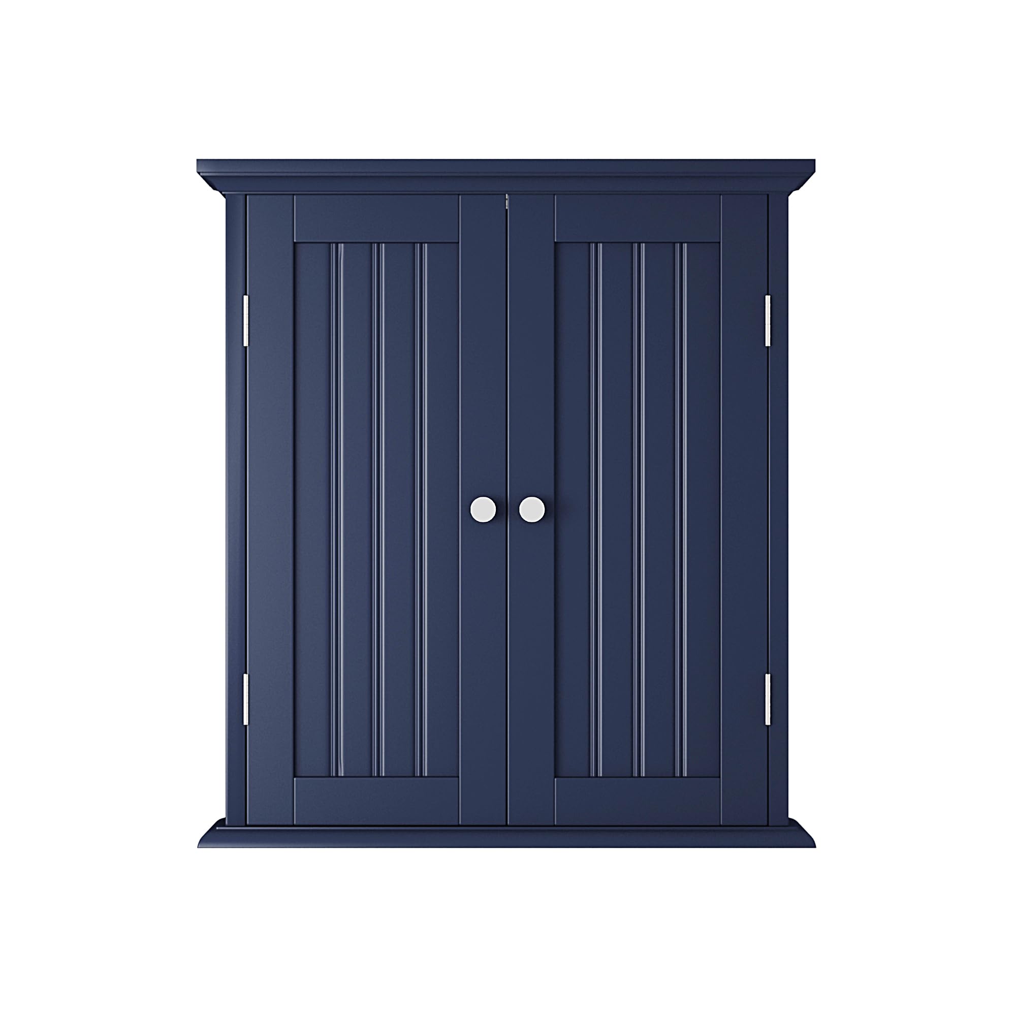 Choochoo Bathroom Wall Cabinet, Over The Toilet Space Saver Storage Cabinet, Medicine Cabinet With 2 Door And Adjustable Shelves, Cupboard, Navy Blue