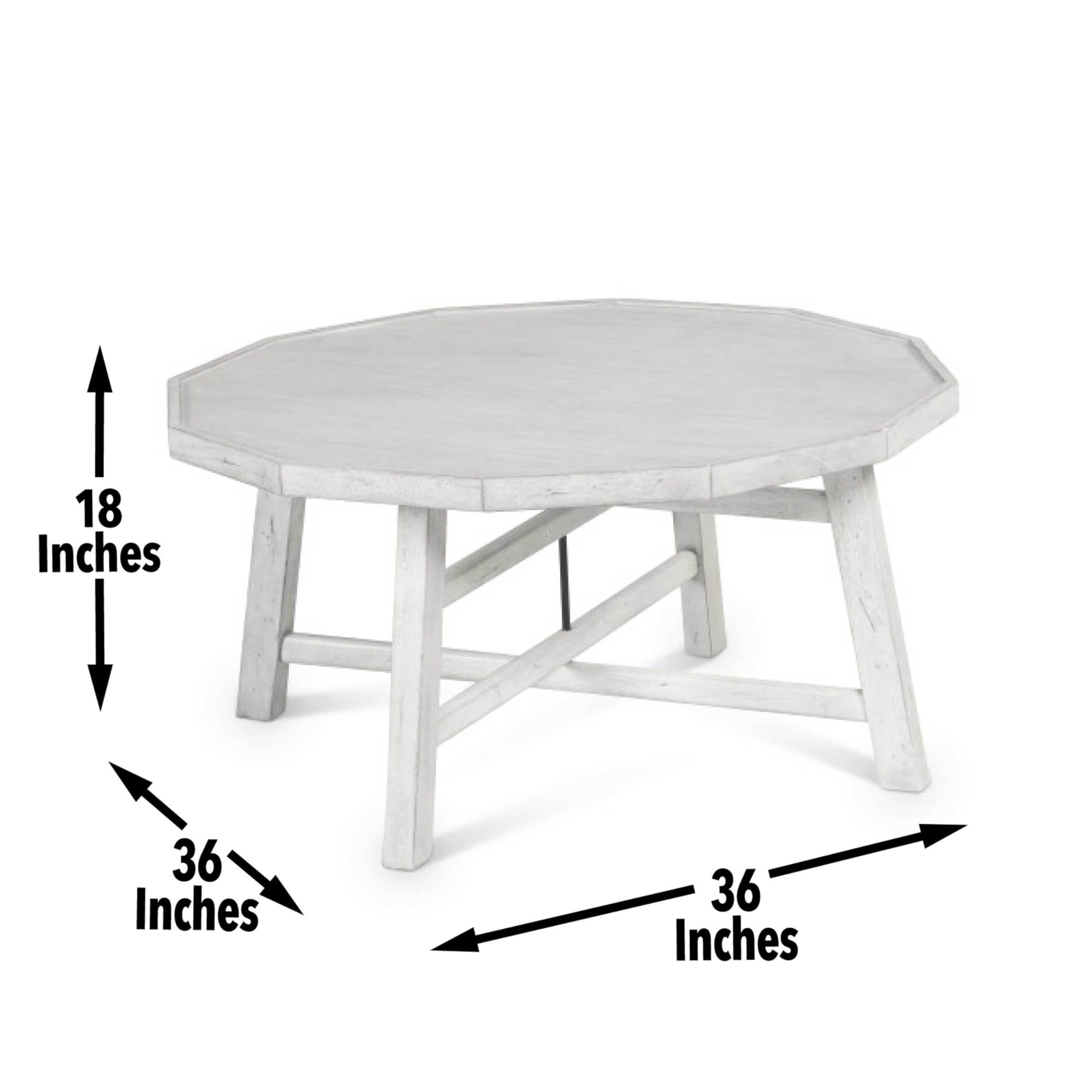 Steve Silver Solid Wood Tray Top Cocktail Table - Thumbnail 2
