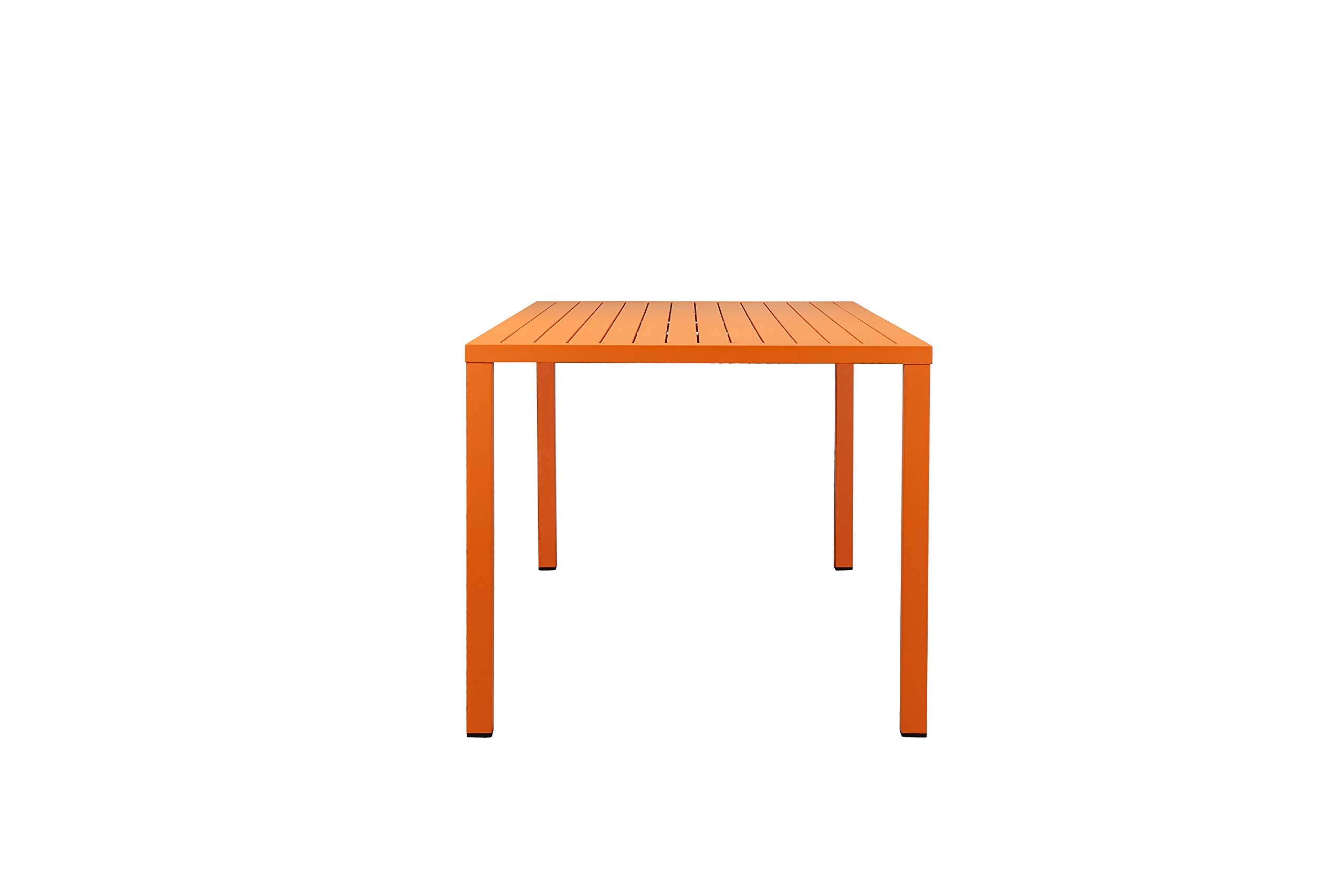 Pangea Home Miami Dt Orng Dining Table, Orange