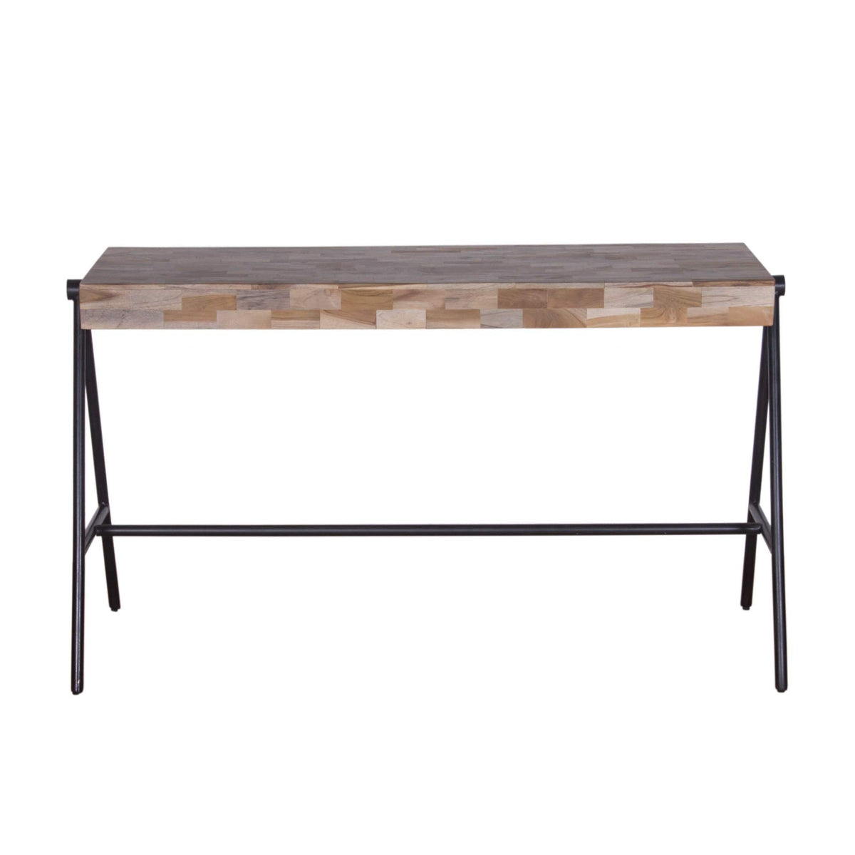 HomeRoots Furniture 16' X 48' X 30' Multi Wood Metal Console Wood