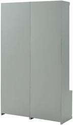 Crosley Furniture Harper 2-Piece Hall Tree Entryway Set with Storage Bench and Coat Rack Hooks for Hanging, Gray