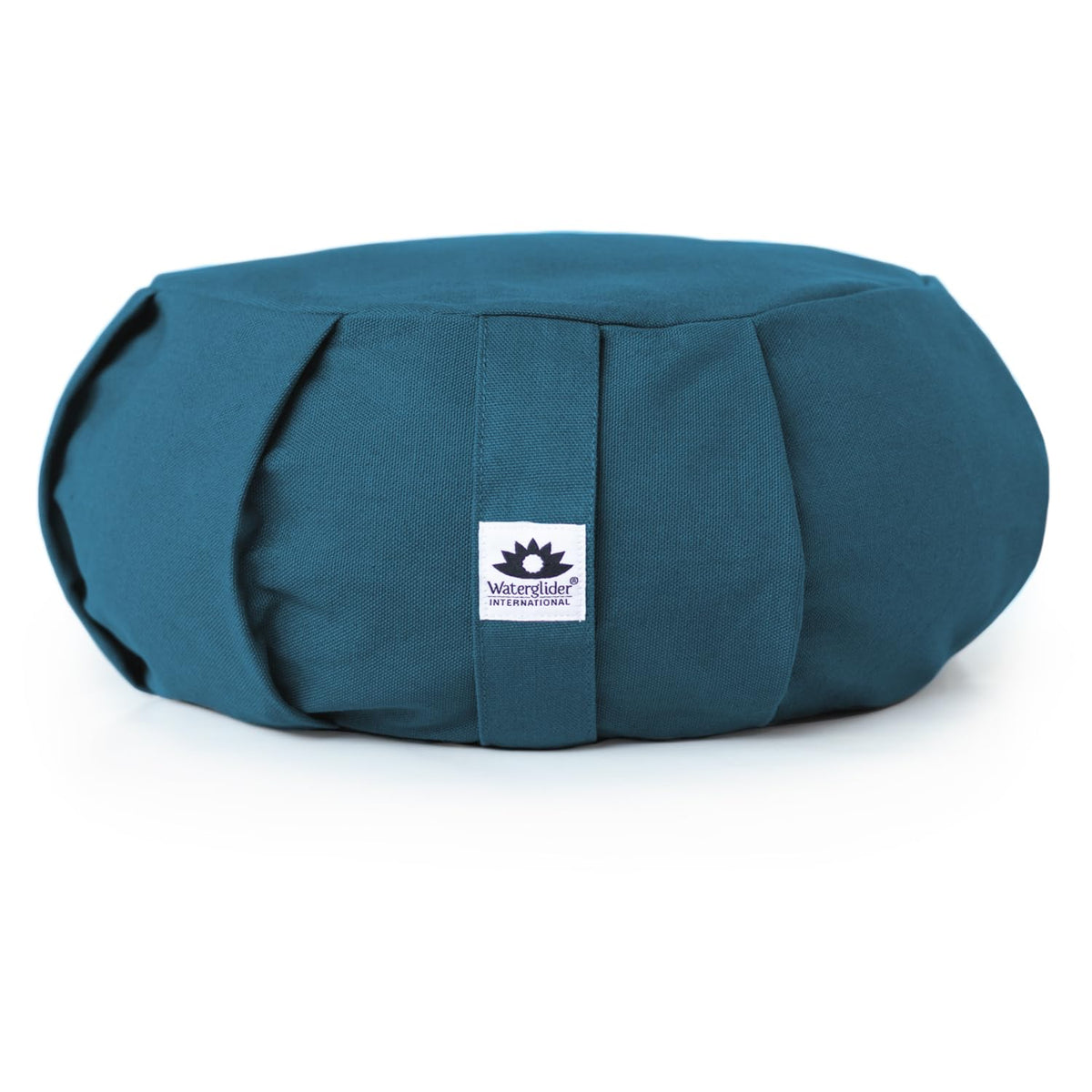 Waterglider International Meditation Cushion (Twilight Blue) Round, Buckwheat Husk Filled, Floor Pillow Or Cushions, Yoga Seat,