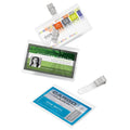 Office Depot Brand Laminating Pouches, Id Badge With Clip, 5 Mil, 2.5' X 3.75', Pack Of 25