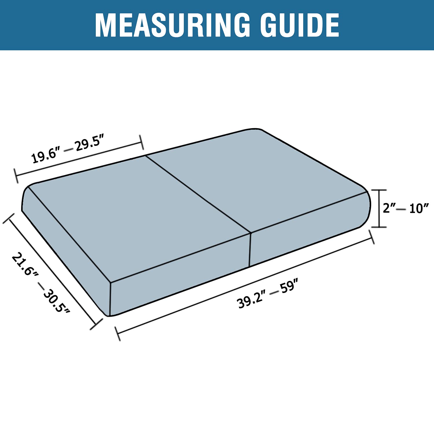 H.Versailtex High Stretch Individual Seat Cushion Covers Sofa Slipcovers Couch Cushion Covers Sofa Covers Featuring Jacquard Tex