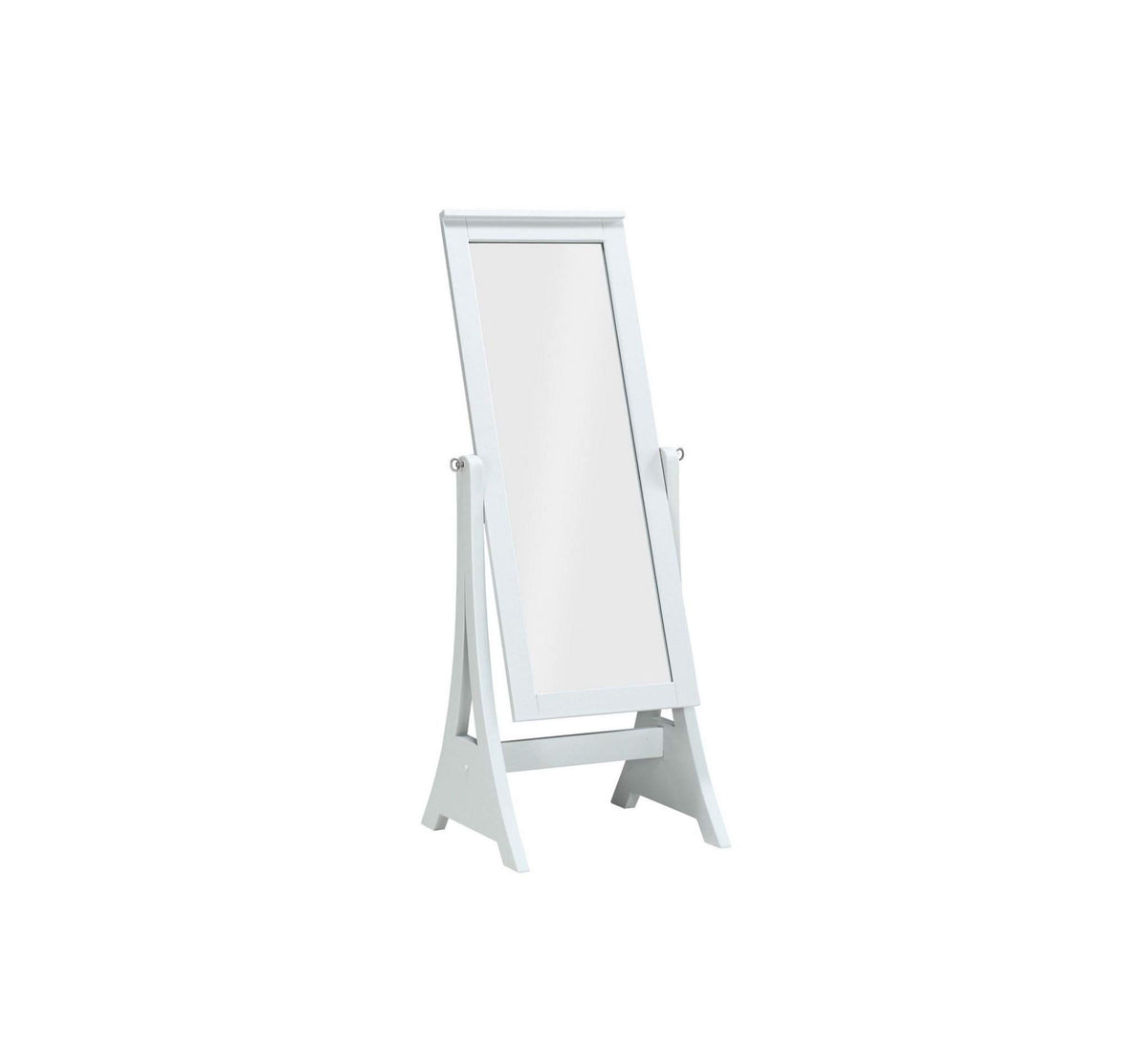 HomeRoots 22' X 22.5' X 59' Grey Rubberwood Rectangle Mirror