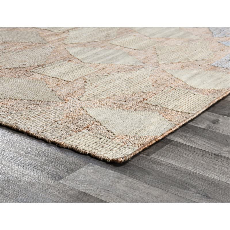 Kosas Home Jules 96X120 Handwoven Jute And Wool Area Rug In Natural Multi