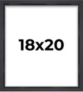 18x20 Shadow Box Frame Contemporary Black | 1'' Depth of Usable Space| Interior Size 18x20 or 20x18 Inches| UV Resistant Acrylic