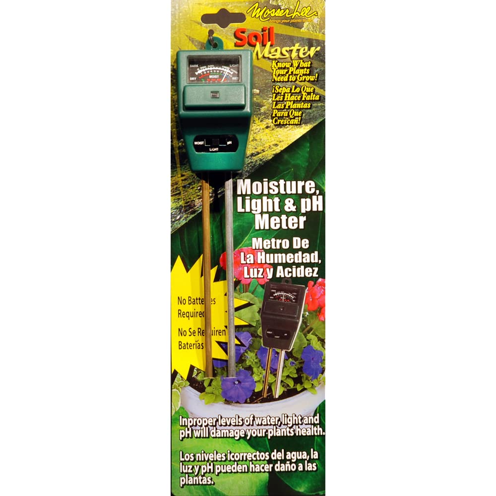Soil Master Ml1240 Moisture, Light & Ph Soil Test Meter, No Size, Green