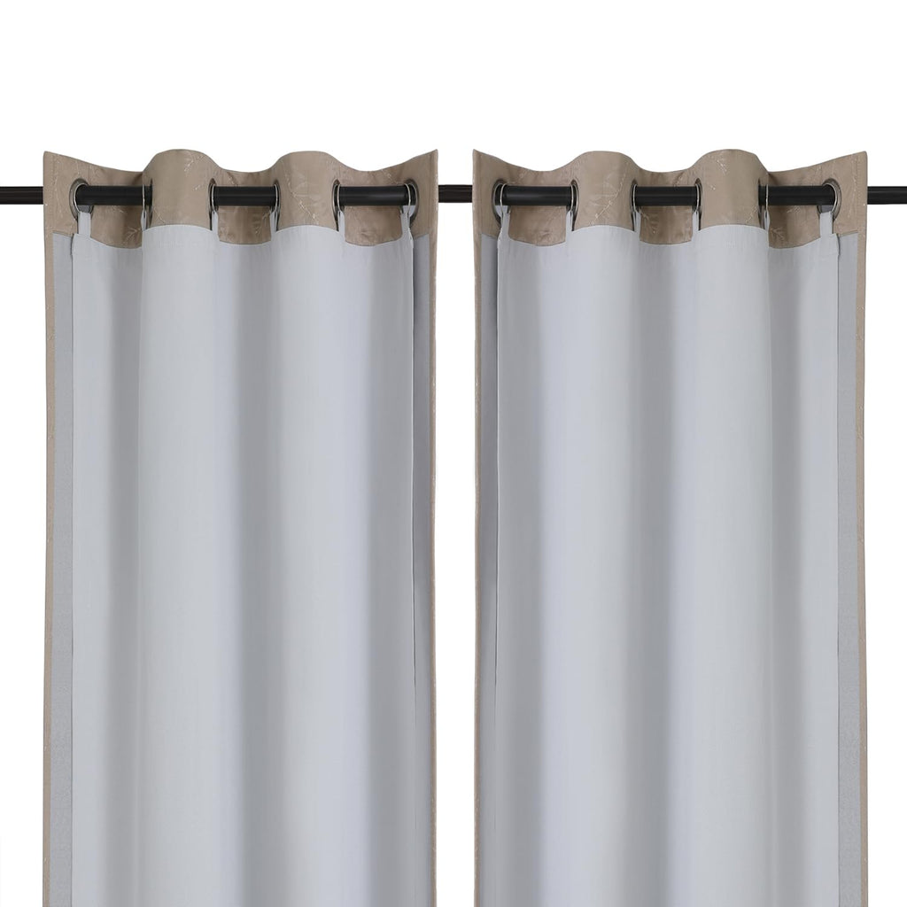 Chyhomenyc 100% Light Blackout Curtain Liners with 13 Rings, Window Curtain Liner for 54 Inch Curtains, Each 36'' Wx50 L, 2 Line
