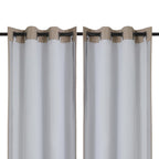 Chyhomenyc Window Blackout Curtain Liners with 13 Rings, Thermal Insulated 100% Blackout Liner for 63 Inch Curtains, Each 36'' W