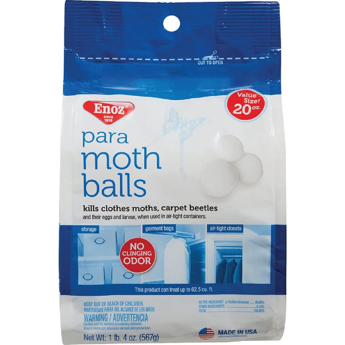 Willert Home Products Para Moth Balls (Pack of 6) 20oz
