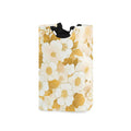 White and Gold Vintage Flowers laundry baskets, collapsable and waterproof baskets organization and storage boxes with sturdy ha