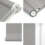 NUTRO CHILL Blackout Roller Shade 23" x 68" Silver Thermal Insulated UV Protection Polyester