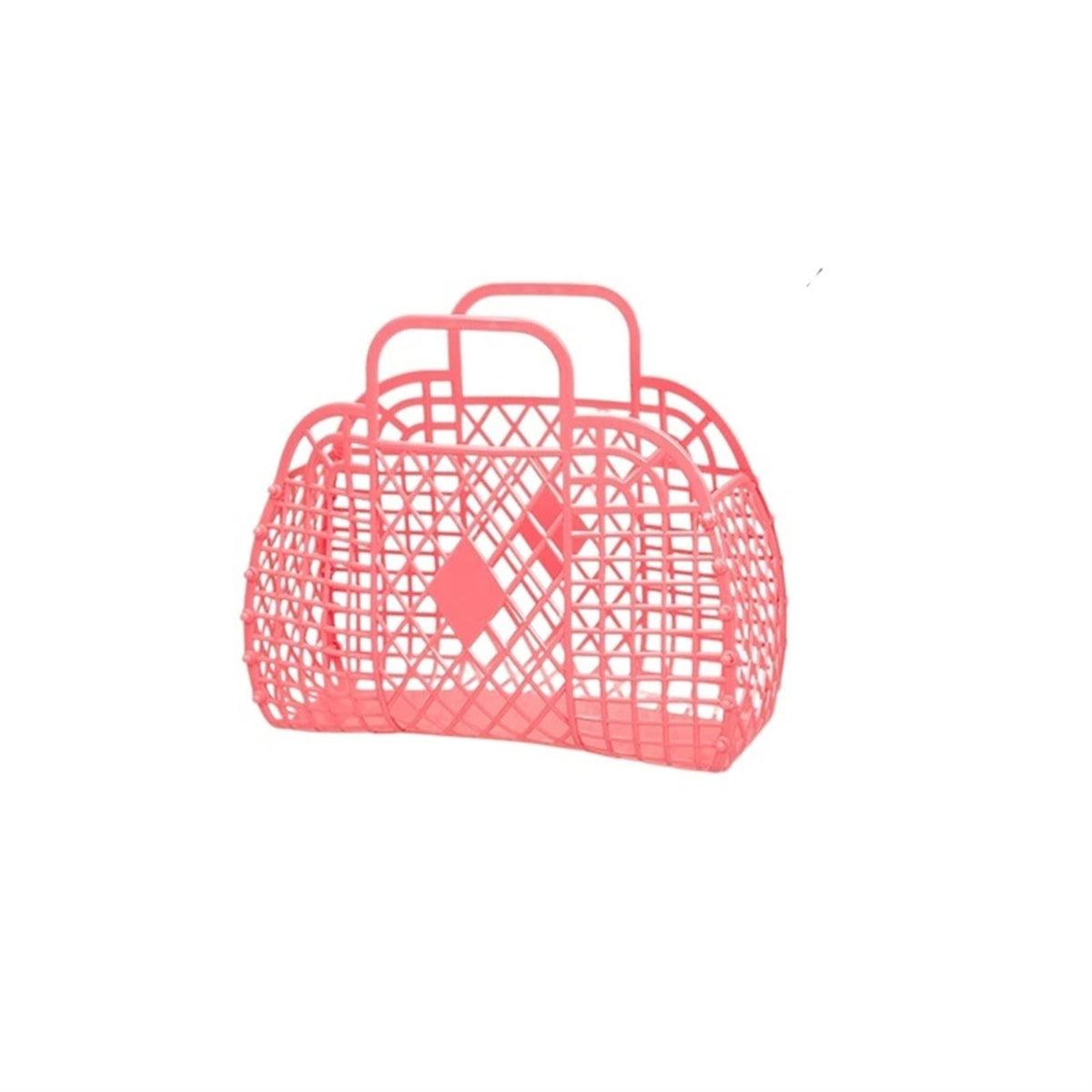 ZAPORA Laundry Basket Portable Hollow Handbag Laundry Storage Basket (Color : Dark blue)
