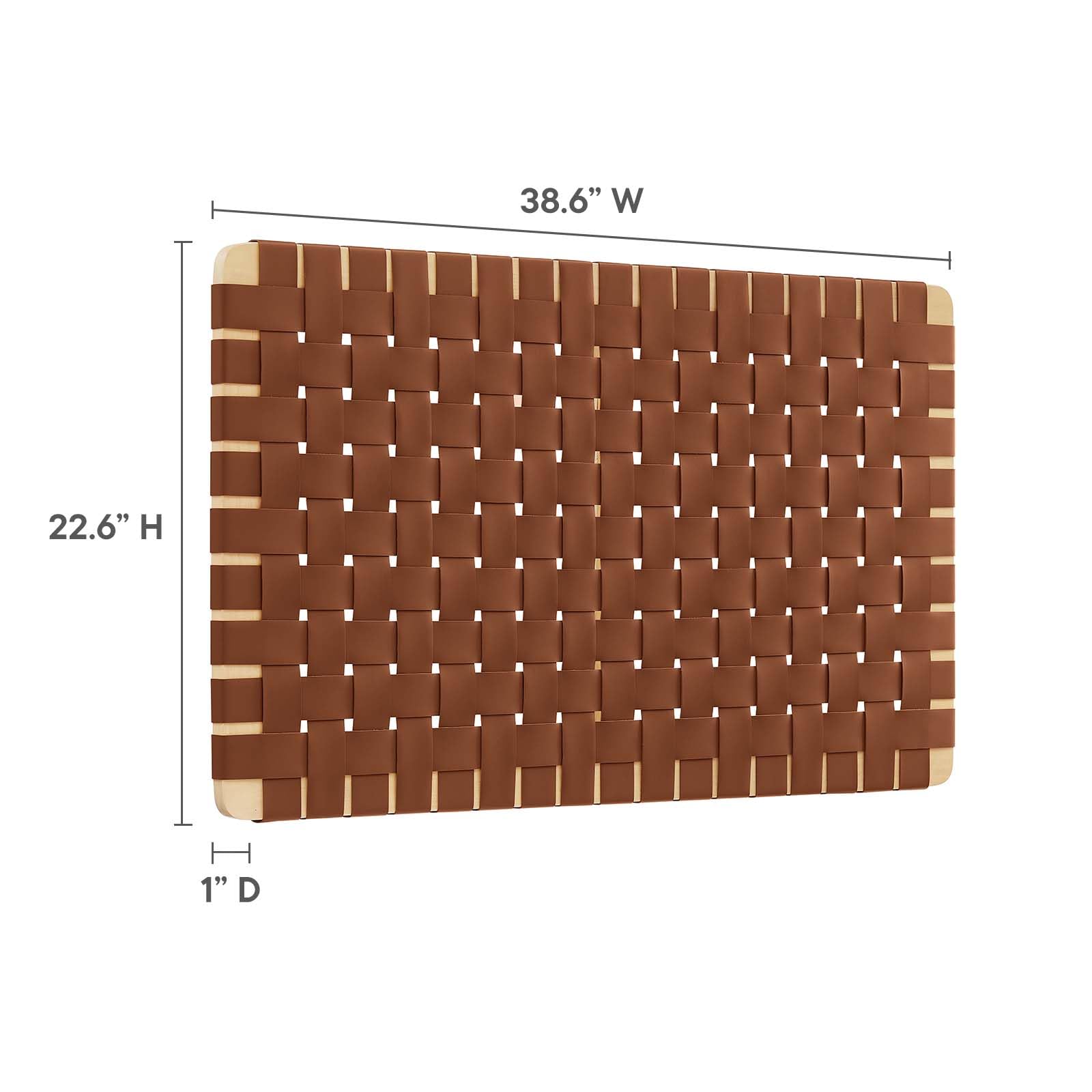 Modway Sparta headboards, Twin, Natural Brown