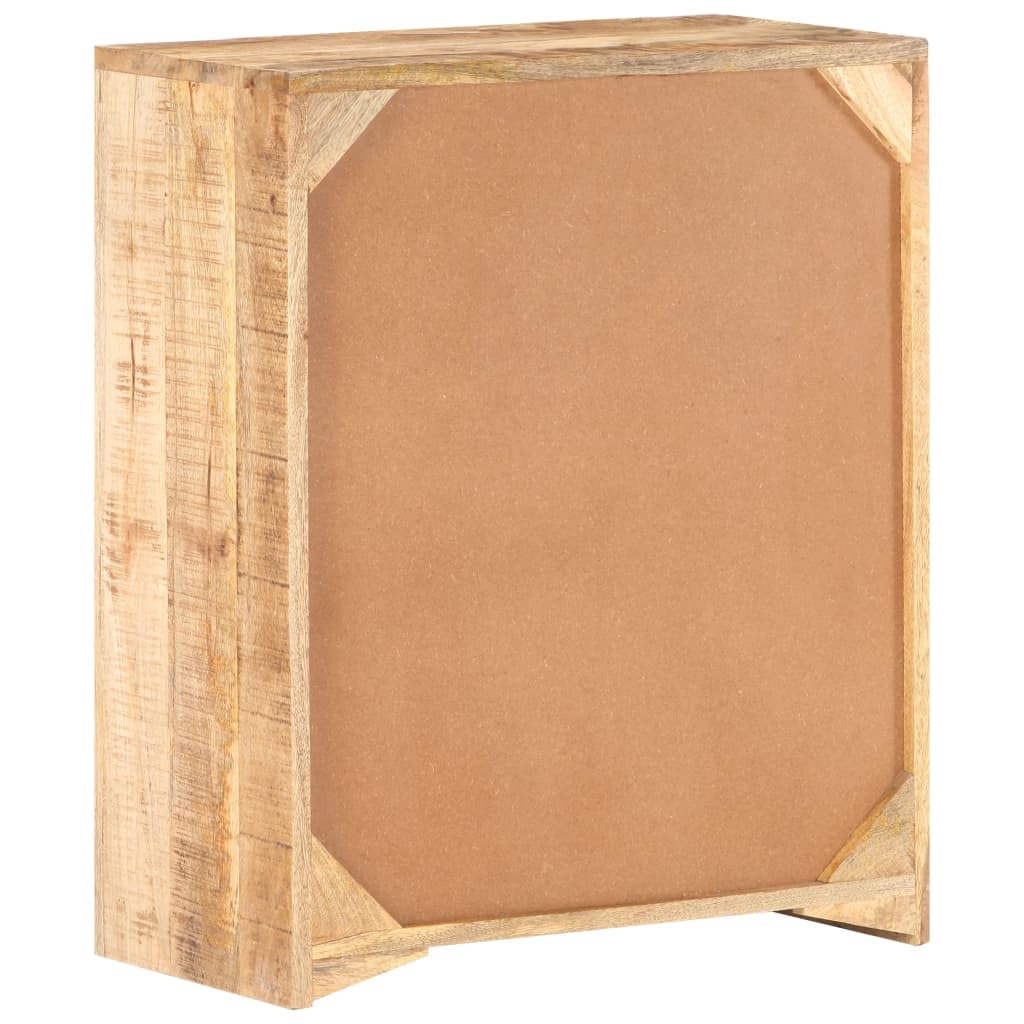 vidaXL Sideboard 23.2&quot;x13&quot;x29.5&quot; Rough Mango Wood