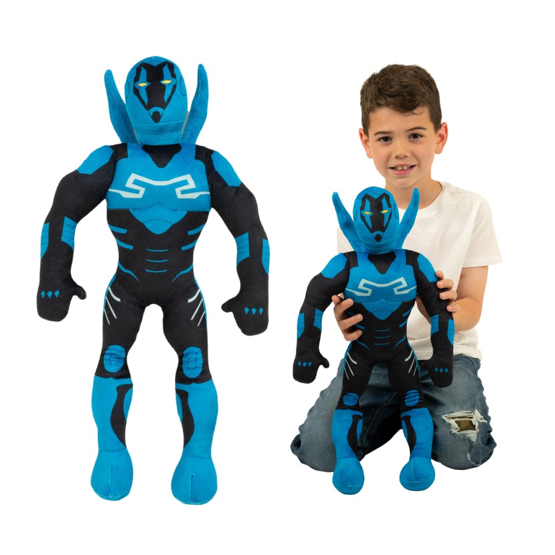 Franco Kids Bedding Super Soft Plush Cuddle Pillow Buddy, 1 Count (Pack Of 1), Blue Beetle
