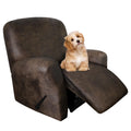 molasofa Leather Like Recliner Chair Covers - Large Lazy Boy Recliner Chair Covers for Reclining Chair 4 Pieces Washable Recline
