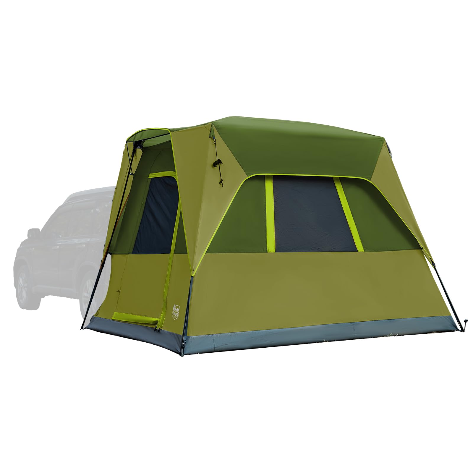 TIMBER RIDGE 5 Person SUV Tent with Movie Screen Weather Resistant Portable for Car SUV Van Camping, Includes Rainfly and Storag