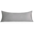 Oubonun 100% Cotton Body Pillowcase - 800 Thread Count/21X54, Moisture Absorbent And Breathable, Premium Hotel Body Pillow Cover For All Seasons, Light Gray