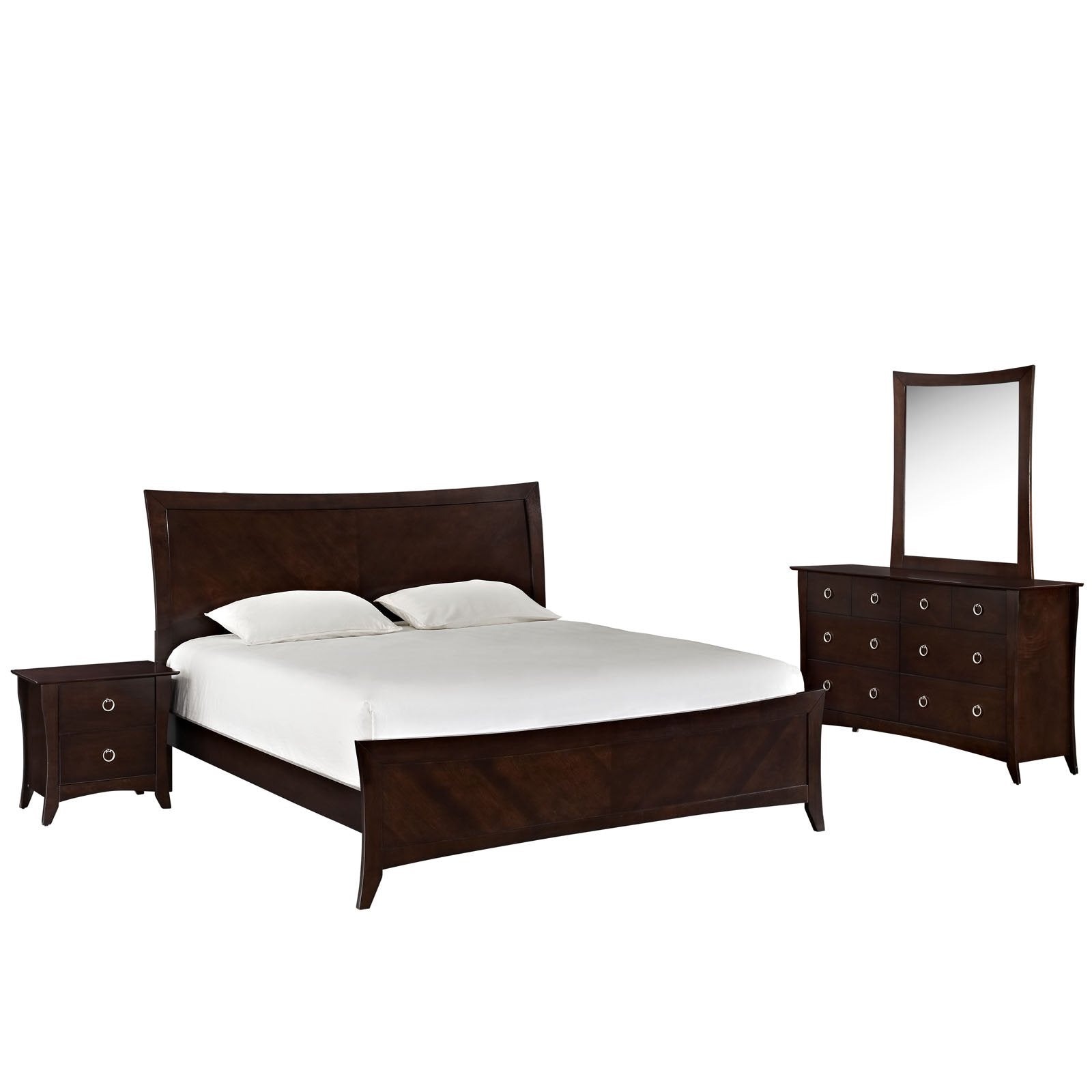 Modway Elizabeth 4-Piece Bedroom Set - Thumbnail 3