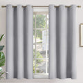YoungsTex Blackout Curtains for Bedroom - Thermal Insulated with Grommet Top Room Darkening Noise Reducing Curtains for Living R