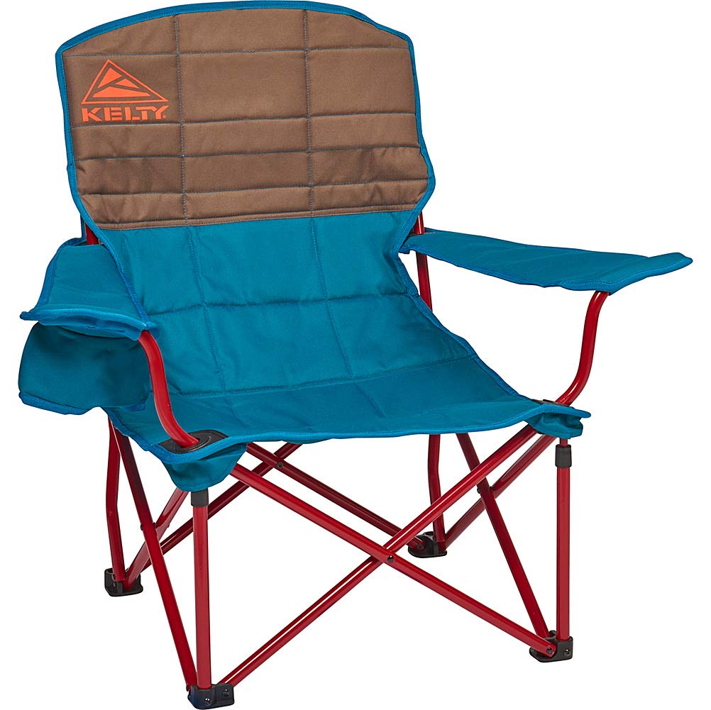 Kelty Lowdown Camping Chair - Portable, Folding Chair for Festivals, Camping and Beach Days, Deep Lake
