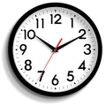 DAXSMY 12 Inch Wall Clock, Silent Non-Ticking Wall Clocks Battery Operated, Analog Clock Decorative for Office, Kitchen, Outdoor