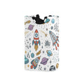 Blueangle Cartoon Rockets Laundry Basket Clothes Hamper Collapsible Durable Dirty Clothes Large Storage Laundry Organizer