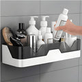 Kleverdot WallMounted Bathroom Shelf Organiser, NoDrill Adhesive Storage Rack For Shampoo, Toiletries And Accessories