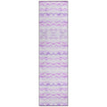Seabreeze Sz16 Purple Coastal Rug Runner 2' 3" X 7 ' 6"