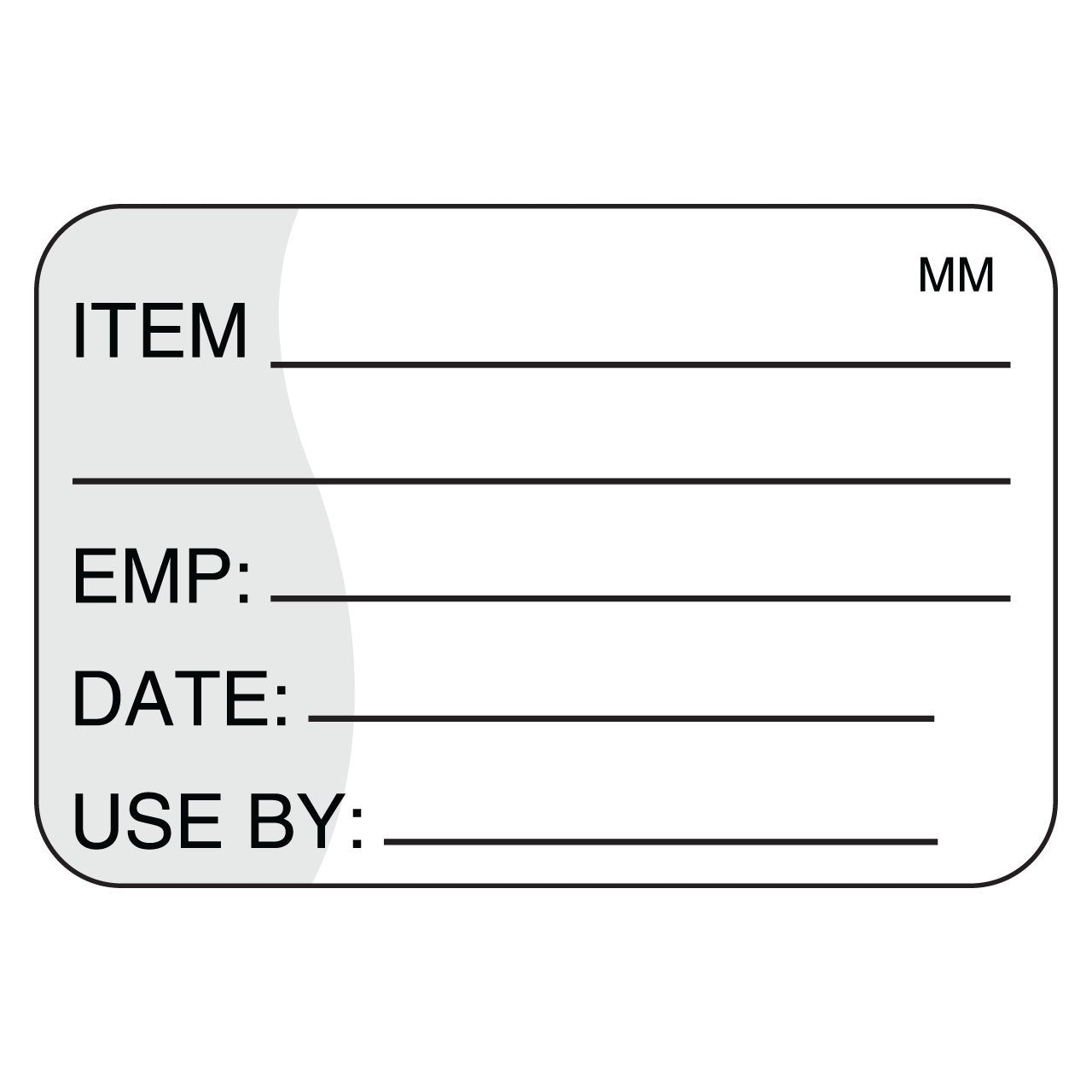 Daymark Safety Systems-It111221 Removable Item/Date/Use-By Shelf-Life Label, 1' X 1.5' (Roll Of 1000)