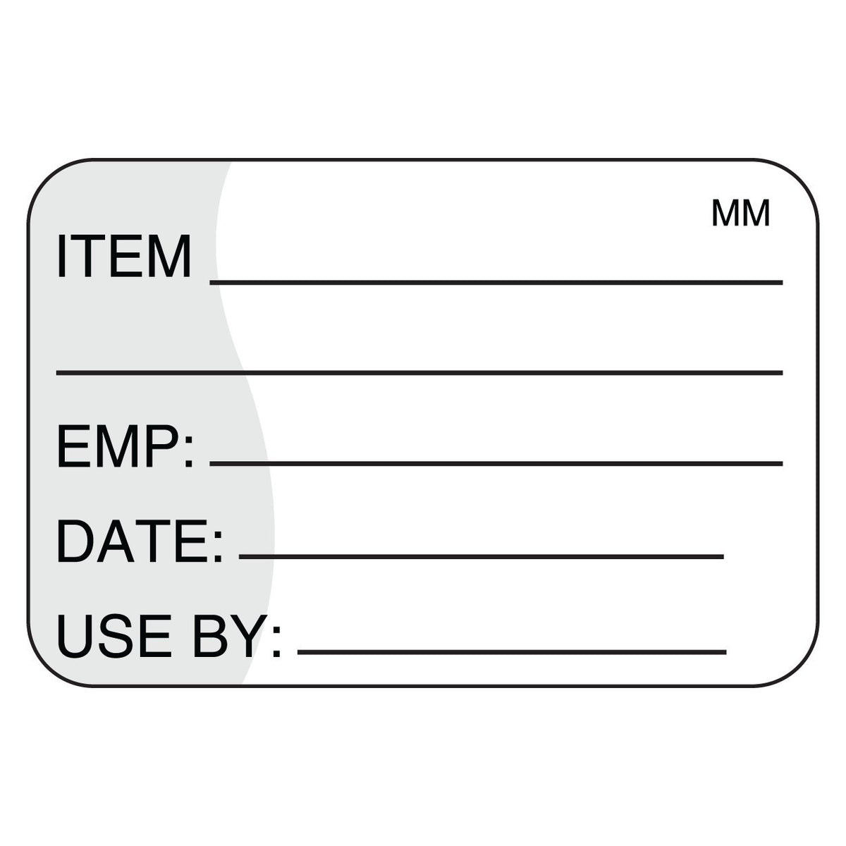 Daymark Safety Systems-It111221 Removable Item/Date/Use-By Shelf-Life Label, 1' X 1.5' (Roll Of 1000)