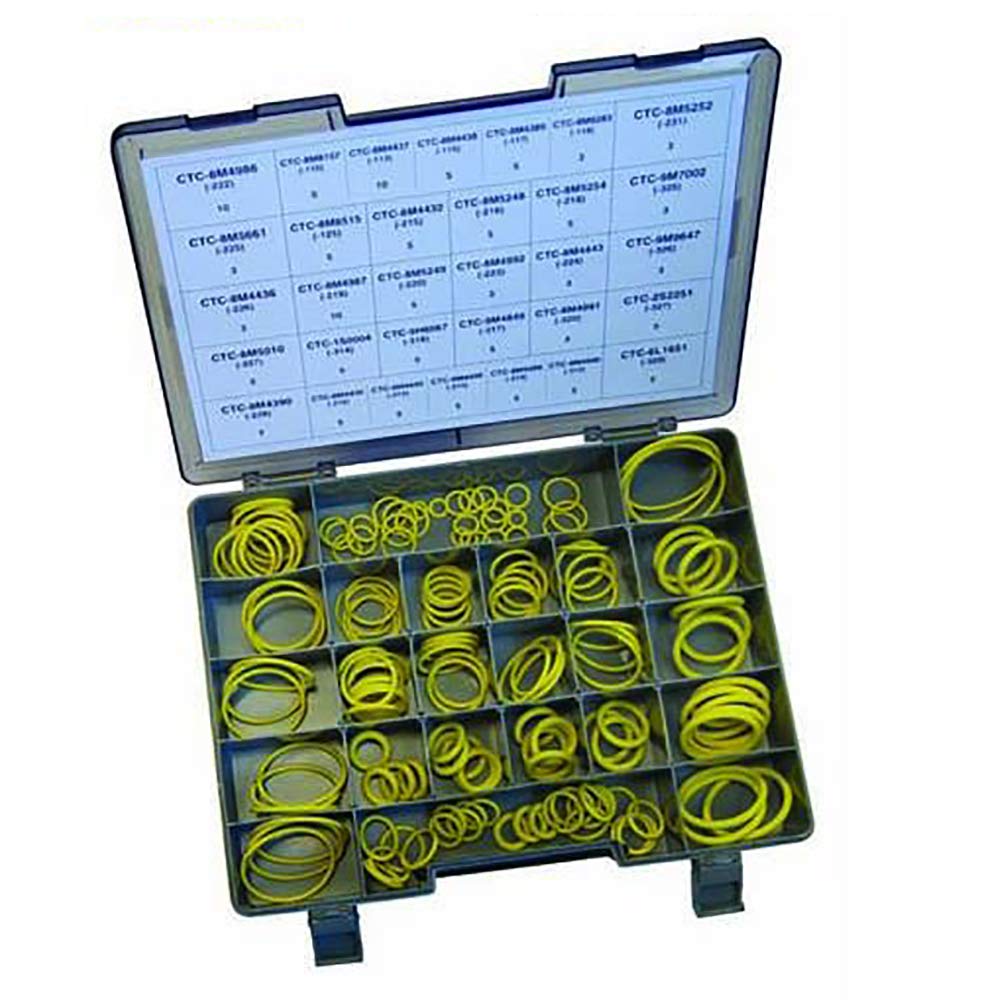 Raparts 4C8253 New Yellow Silicone 149-Piece O-Ring Kit For Several Fits Caterpillar Models